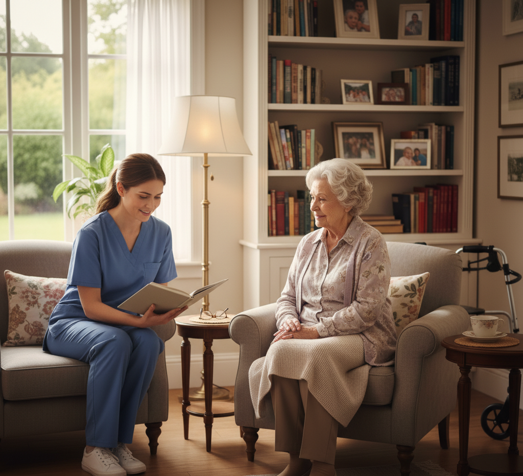 Live in care providing round-the-clock support in the home